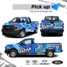 PICK UP TRUCK SINGLE CAB COMBOS WRAPS GRAPHICS.