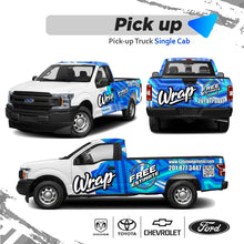 PICK UP TRUCK SINGLE CAB COMBOS WRAPS GRAPHICS.