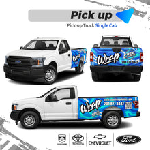 PICK UP TRUCK SINGLE CAB COMBOS WRAPS GRAPHICS.
