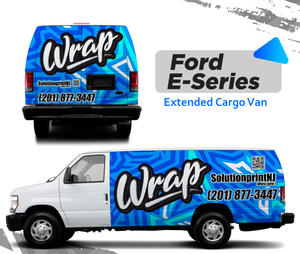 FORD SERIES-E CARGO VAN EXTENDED COMBOS WRAP