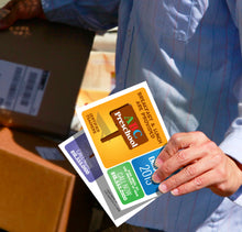 custom 1000 Post Card glossy finish High Quality full color both side size 7"x 5"