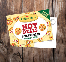 custom 1000 Post Card glossy finish High Quality full color both side size 7"x 5"