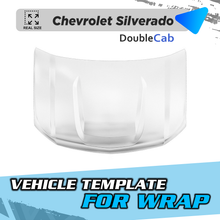 VEHICLE TEMPLATE FOR WRAP Z71 CHEVROLET SILVERADO DOBLE CAB