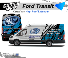 VAN FORD TRANSIT HIGH ROOF COMBOS CUSTOM WRAPS GRAPHICS