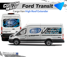 VAN FORD TRANSIT HIGH ROOF COMBOS CUSTOM WRAPS GRAPHICS