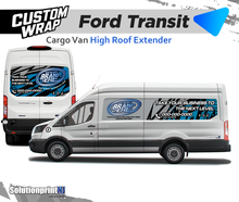 VAN FORD TRANSIT HIGH ROOF COMBOS CUSTOM WRAPS GRAPHICS
