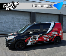 FORD TRANSIT CONNECT CARGO VAN / CUSTOM COMMERCIAL FLEET WRAP