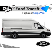 VAN FORD TRANSIT HIGH ROOF COMBOS CUSTOM WRAPS GRAPHICS