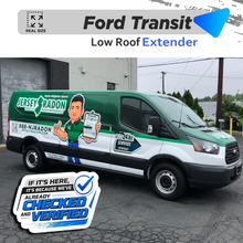 VEHICLE TEMPLATE FOR WRAP FORD TRANSIT LOW ROOF EXTENDER 1:1 Scale