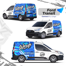 FORD TRANSIT CONNECT SHORT CARGO VAN / COMMERCIAL VINYL WRAP