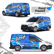 FORD TRANSIT CONNECT SHORT CARGO VAN / COMMERCIAL VINYL WRAP