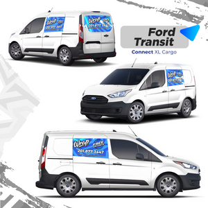 FORD TRANSIT CONNECT SHORT CARGO VAN / COMMERCIAL VINYL WRAP