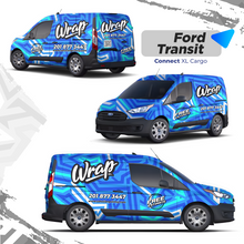 FORD TRANSIT CONNECT SHORT CARGO VAN / COMMERCIAL VINYL WRAP