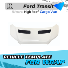 VEHICLE TEMPLATE FOR WRAP FORD TRANSIT HIGH ROOF SHORT