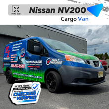 VEHICLE TEMPLATE FOR WRAP RAM PROMASTER CITY CARGO VAN 1:1 Scale