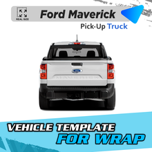 VEHICLE TEMPLATE FOR WRAP FORD MAVERICK PICKUP