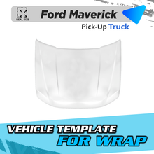 VEHICLE TEMPLATE FOR WRAP FORD MAVERICK PICKUP