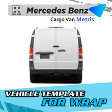 VEHICLE TEMPLATE FOR WRAP MERCEDES BENZ METRIS 126 WB