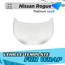 VEHICLE TEMPLATE FOR WRAP NISSAN ROGUE PLATINUM 2026
