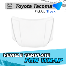 VEHICLE TEMPLATE FOR WRAP TOYOTA TACOMA