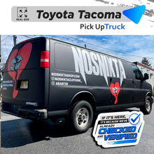 VEHICLE TEMPLATE FOR WRAP CHEVY EXPRESS EXTENDER CARGO VAN 1:1 Scale