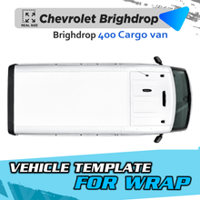 VEHICLE TEMPLATE FOR WRAP CHEVROLET BRIGHTDROP 400
