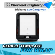 VEHICLE TEMPLATE FOR WRAP CHEVROLET BRIGHTDROP 400