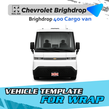 VEHICLE TEMPLATE FOR WRAP CHEVROLET BRIGHTDROP 400