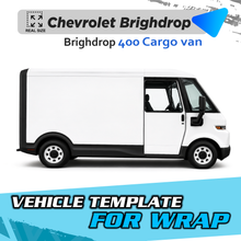VEHICLE TEMPLATE FOR WRAP CHEVROLET BRIGHTDROP 400