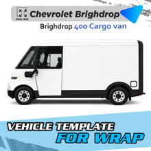 VEHICLE TEMPLATE FOR WRAP CHEVROLET BRIGHTDROP 400