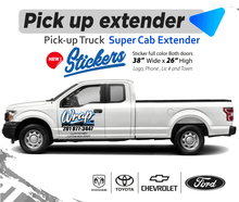 PICK UP TRUCK SUPER CAB EXTENDER COMBOS WRAPS GRAPHICS