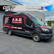 VAN FORD TRANSIT HIGH ROOF COMBOS CUSTOM WRAPS GRAPHICS