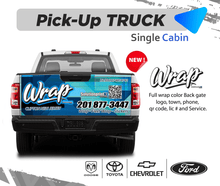 PICK UP TRUCK SINGLE CAB COMBOS WRAPS GRAPHICS.