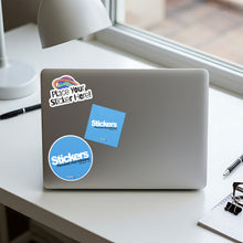 Square Stickers  cut contour