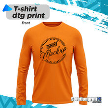 Custom T-shirt long sleeve Direct Print full color just front