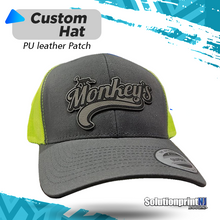 Custom Hat, PU leather patch