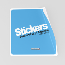 Square Stickers  cut contour