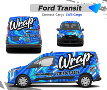 Ford Transit Connect Van / Commercial Vinyl Graphics Vehicle Wrap