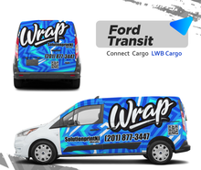 COMBO 2 Ford Transit Connect Van / Commercial Vinyl Graphics Vehicle Wrap