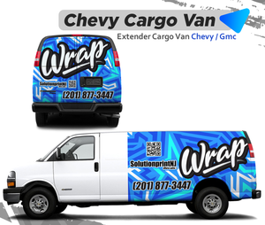 CHEVY CARGO VAN EXTENDED COMBOS WRAP