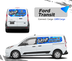 combo 4 Ford Transit Connect Van / Commercial Vinyl Graphics Vehicle Wrap