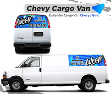 CHEVY CARGO VAN EXTENDED COMBOS WRAP