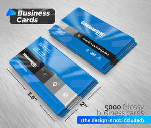 Business Cards glossy finish Custom High Quality