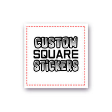Square STICKERS FULL COLOR OR BLACK