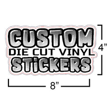 CUSTOM TAG STICKERS  FULL COLOR OR BLACK