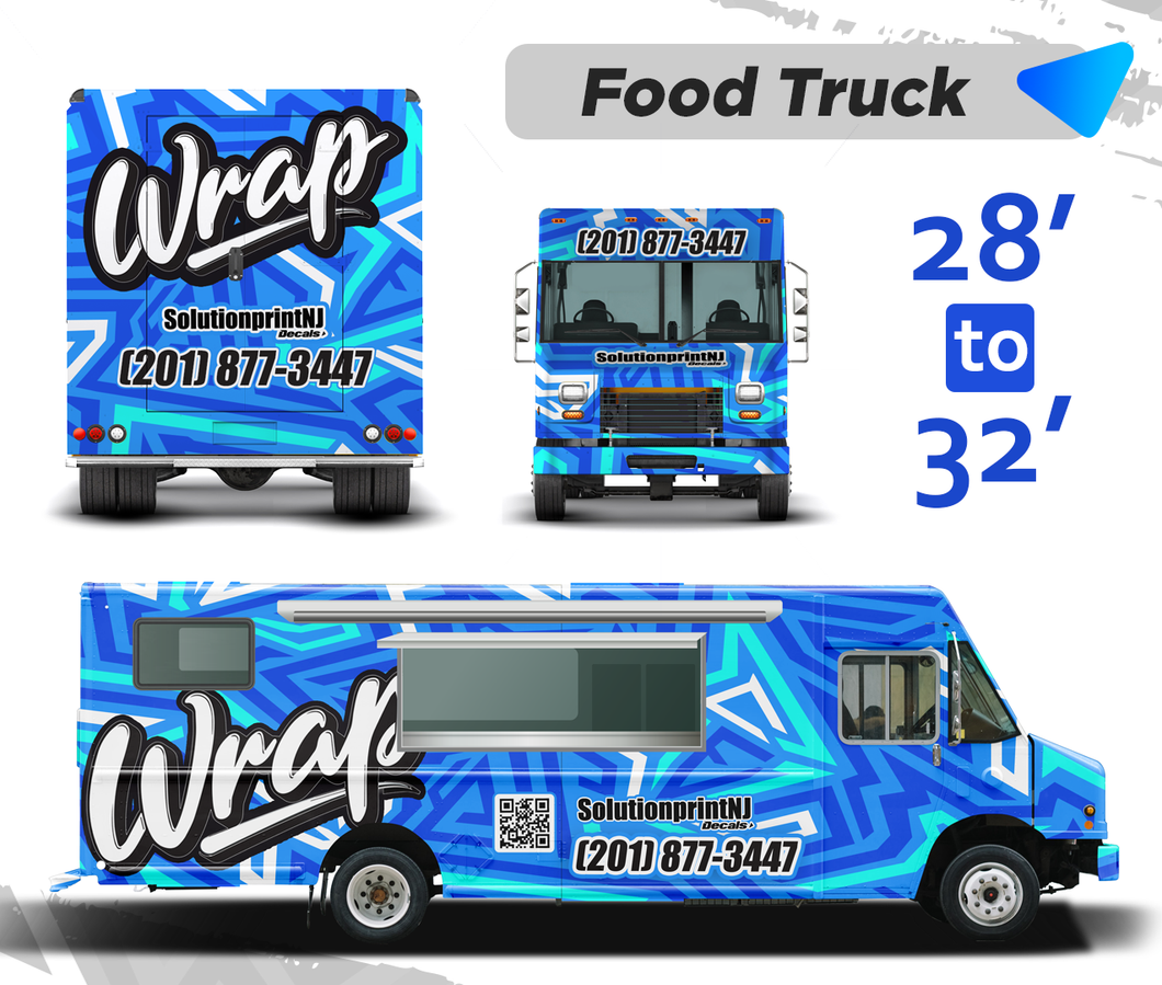 FOOD TRUCK 28 TO 32 FULL WRAP