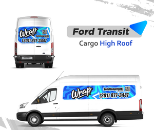 VAN FORD TRANSIT HIGH ROOF COMBOS WRAPS GRAPHICS