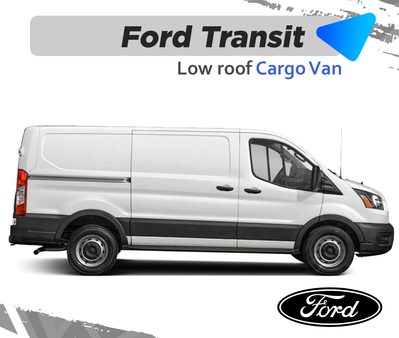 VAN FORD TRANSIT LOW ROOF COMBOS WRAPS GRAPHICS SOLUTIONPRINT LLC