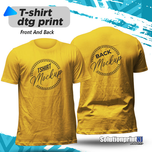 Custom T-shirt Direct Print full color front and back