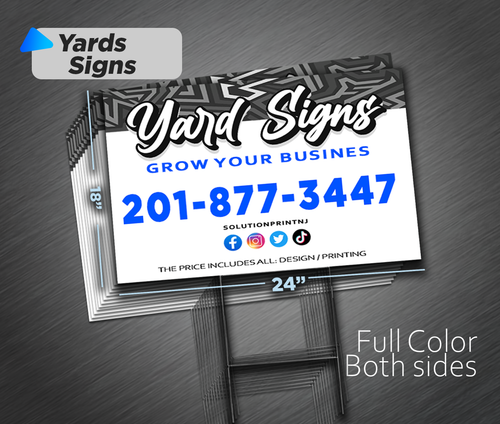 Yard signs Full color both side